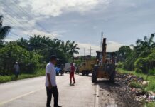 Arahan Bupati Labuhanbatu, Camat Ratu Gandeng PT.Siringoringo Gotong Royong di Jalan Baru By Pass