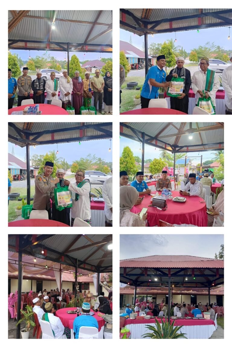 Polsek Namlea Gelar Buka Puasa Bersama dan Berbagi Sembako di Bulan Ramadan