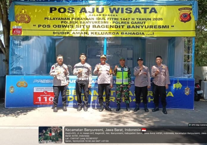 Polsek Banyuresmi Polres Garut Gelar Operasi Ketupat Lodaya 2026, Menuju Mudik Aman Keluarga Bahagia