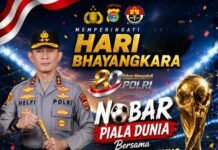 Kapolda Lampung Ajak Masyarakat Nobar Piala Dunia 2026 Malam Ini, Dukung Arab Saudi vs Spanyol
